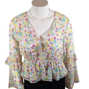NWT  june & hudson   Floral top